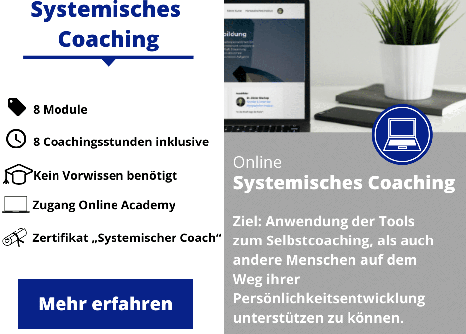 Systemische Coaching Online Ausbildung Übersicht