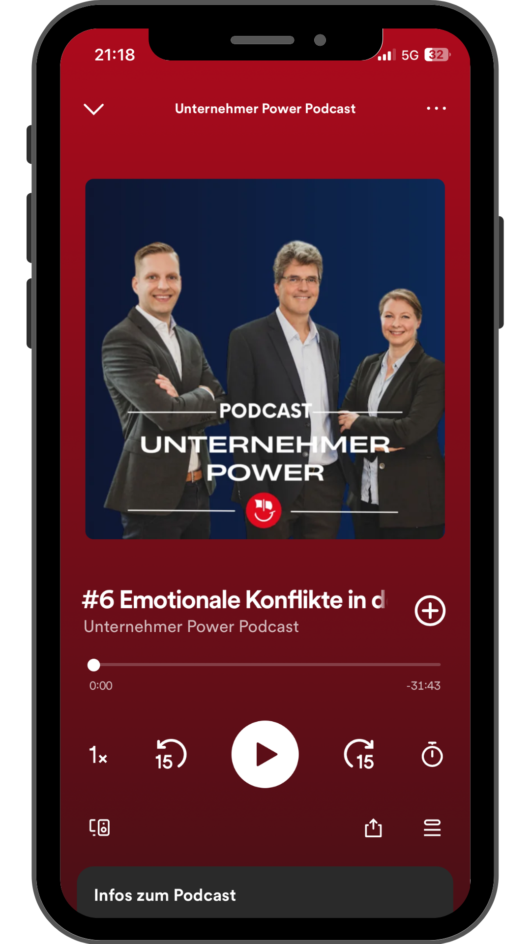 Podcast für Unternehmer Mockup